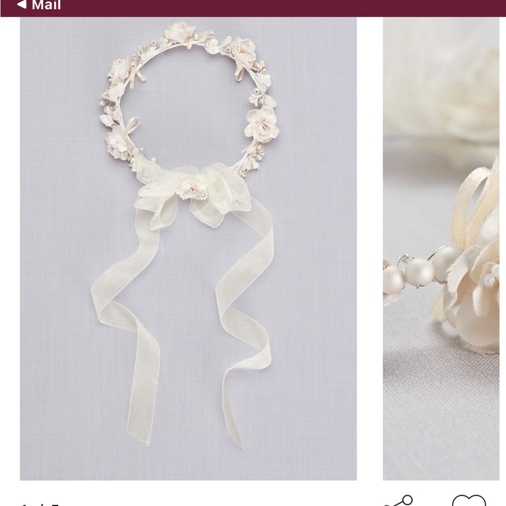 David’s Bridal Flower Crown